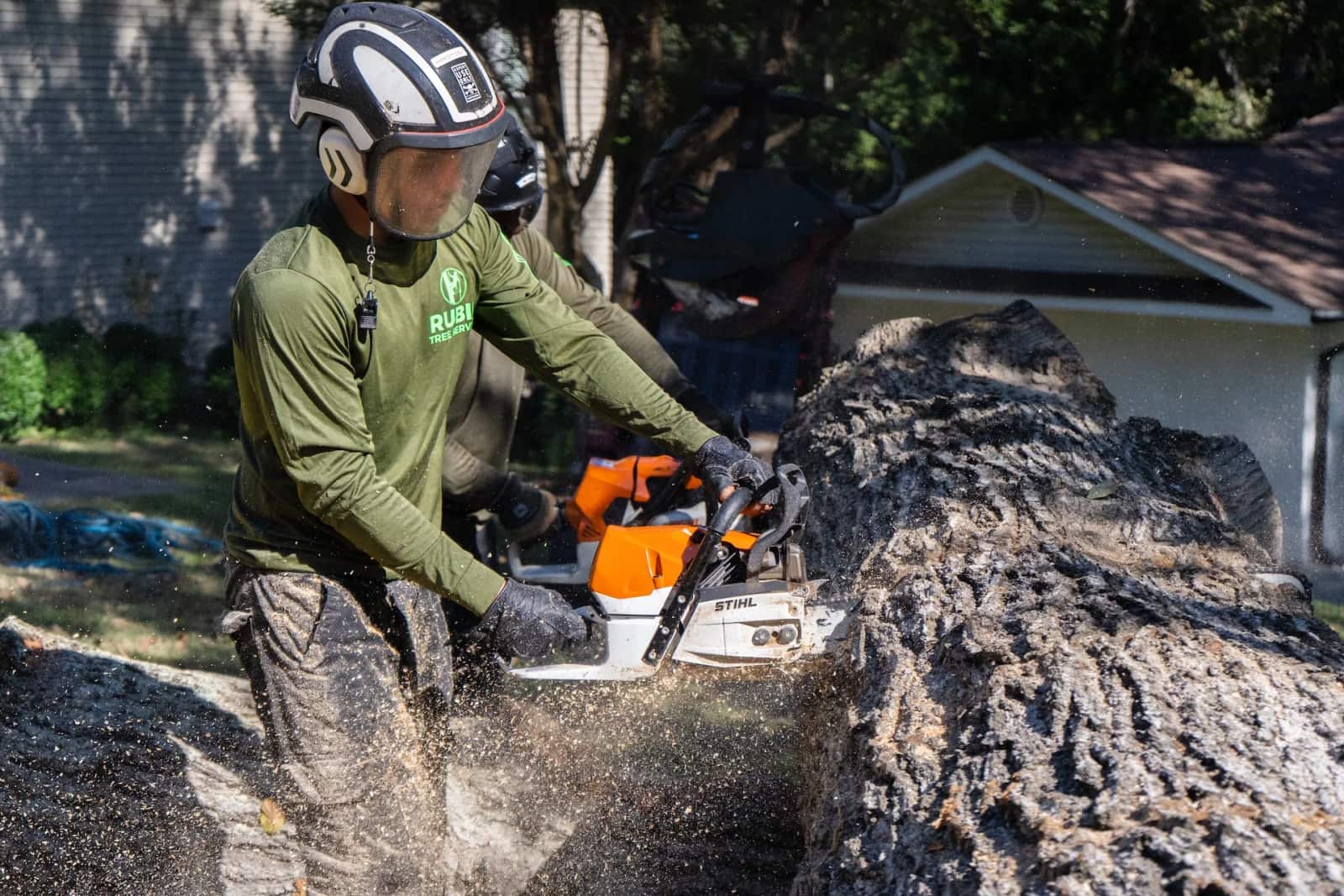 Rubio Tree Services crew in action across the Carolinas